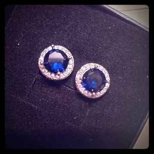 Sapphire Blue Earrings